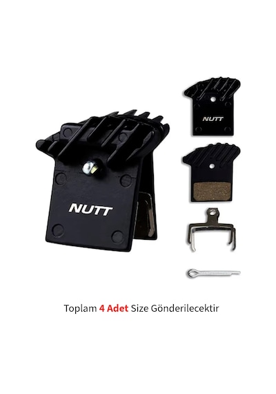 Elektrikli Scooter Nutt Balata Hidrolik Fren Balatası 4 Çift Set- Rx4/rx5/rx7/rx8 Vb. E-bisiklet Uyumlu