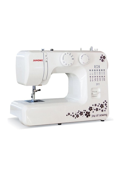 Janome 311 Joy Of Sewing Dikiş Makinesi Ve Elmas 328 Overlok Makinesi lı Paket Beyaz