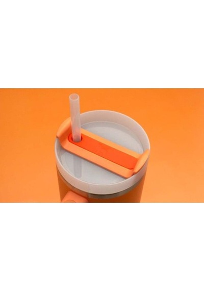 Stanley Quencher Pipetli Termos Bardak 1.18 Lt Turuncu