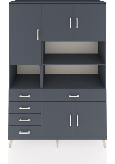 Hyperion Dolap 9 Raflı 5 Çekmeceli 5 Kapaklı 132x44x195 Antrasit-antrasit/antrasit Antrasıt/antrasıt - Antrasıt Hyperion Dolap 9 Raflı 5 Çekmeceli 5 Kapaklı 132x44x195 Antrasit-antrasit/antrasit Antrasıt/antrasıt - Antrasıt