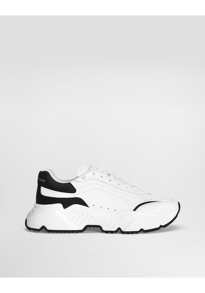 Dolce & Gabbana Daymaster White Sneakers In Nappa Calfskin Beyaz