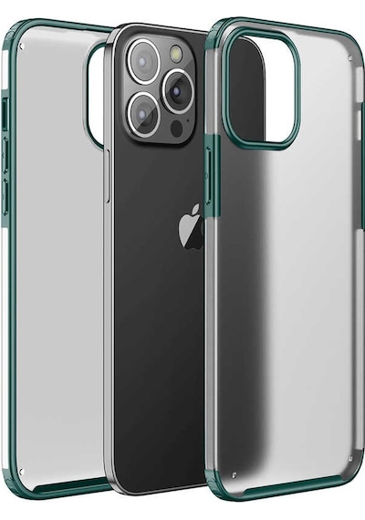 Apple Uyumlu iPhone 13 Pro Max Uyumlu Zore Volks Kılıf-koyu Yeşil Koyu Yeşil -