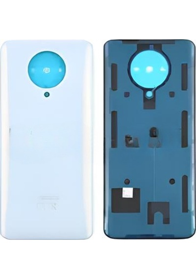 Xiaomi Poco F2 Pro Arka Kapak Batarya Kapağı - Cam - Beyaz