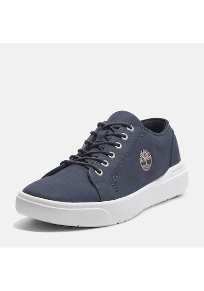 Sandalet Erkek Tb0 A66nn Ep41 Timberland Seneca Bay Low Lace Up Sneaker Dark Blue Canvas Dark Blue Canvas