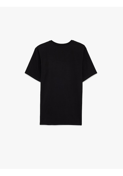 Koton Kısa Kollu Pamuklu Bisiklet Yaka Basic Slim Fit Tişört Siyah 6sam10034mk Siyah Koton Kısa Kollu Pamuklu Bisiklet Yaka Basic Slim Fit Tişört Siyah 6sam10034mk Siyah