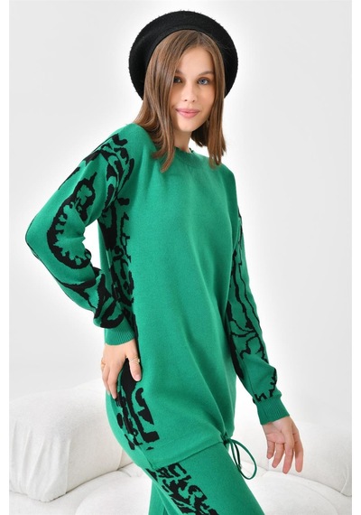 Ftz Women Kadın Leoparlı İkili Takım Benetton 20603-benetton Yeşil