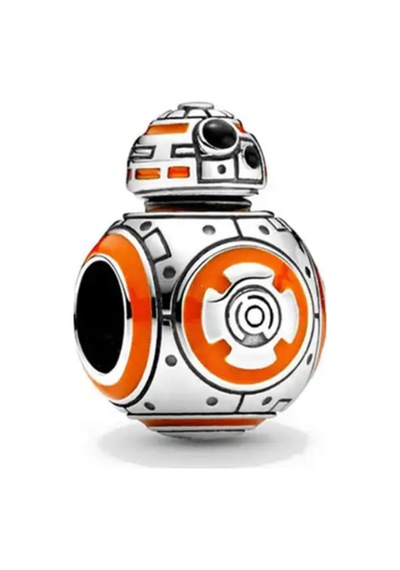 Star Wars Yıldız Savaşları Bb-8 Charm Gümüş