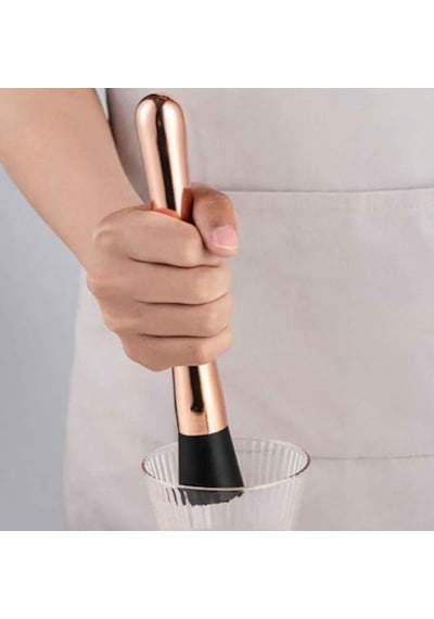 Kokteyl Shaker Seti, Bakır Rengi Paslanmaz Çelik Bar Seti