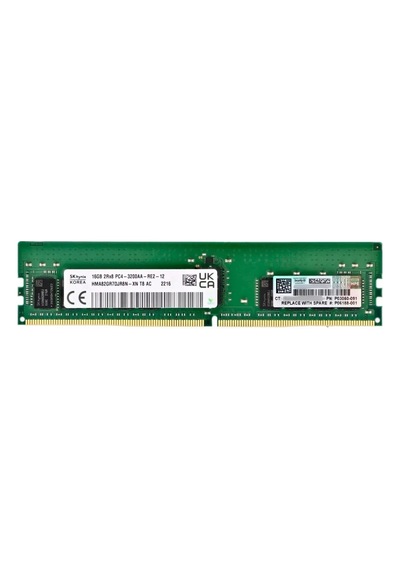 Hynıx Hma82gr7djr8n-xn 16gb 3200mhz Ddr4 Dell R440 R540 R640 R740 R740xd / Dl360 Gen10 Dl380 Gen10 Ecc Rdımm Server Ram