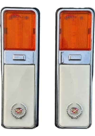 Ahmet Otomotiv 2 Adet Cadillac Gazetelik Turuncu-beyaz Çiftcam 12v-24v