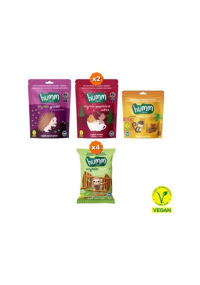 Organik Tatlı & Tuzlu Okul Çantası Atıştırmalık Paketi - 8 Adet 4 Çeşit 375 G