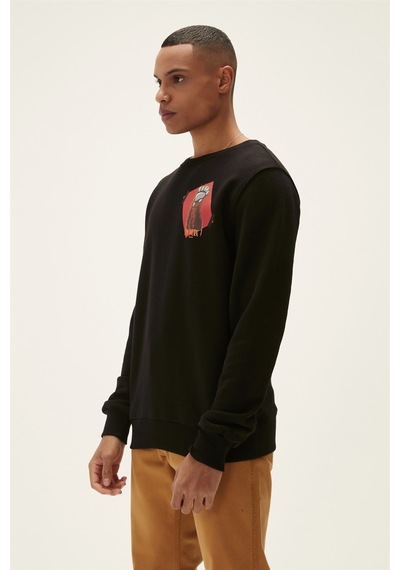 Bad Bear HERE Erkek Sweatshirt Siyah
