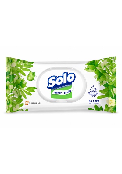 Solo Islak Havlu Bahar Tazeliği 90'lı 3'lü Set