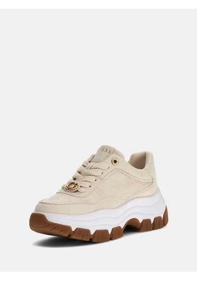 Guess Berrett2 Kadın Sneaker-flfbrtpel12 Cream