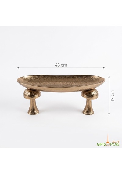 Mushroom Gold Ayaklı Gondol 31x20x30
