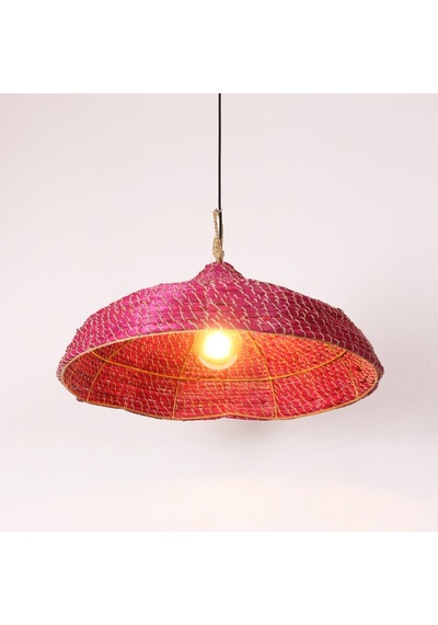 Mendong Berry Aydınlatma 60x25 Cm Pembe