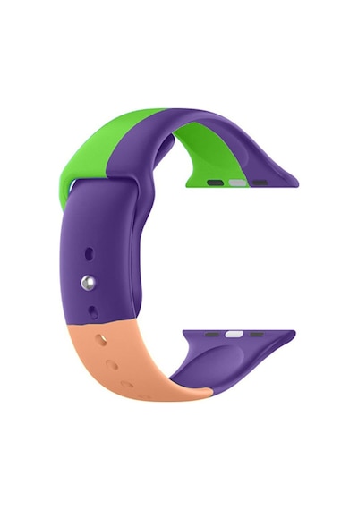 Apple Uyumlu  Watch Seri 40/38 MM Multicolor Pastel Kol Kordon (522685767)