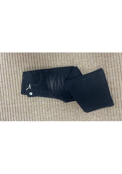 Noble Kids Kız Çocuk Siyah Denim Pantolon