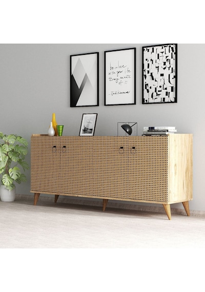 Modern Konsol Çam Hazeran Kapaklı  - KSL0104