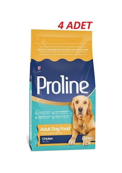 Pro Line Tavuklu Yetişkin Köpek Maması 2,2 Kg 4 Adet