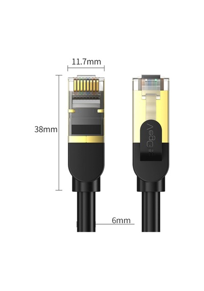 Cat8 40gbps 2000mhz Stp Rj45 Ethernet Kablosu 20 Metre