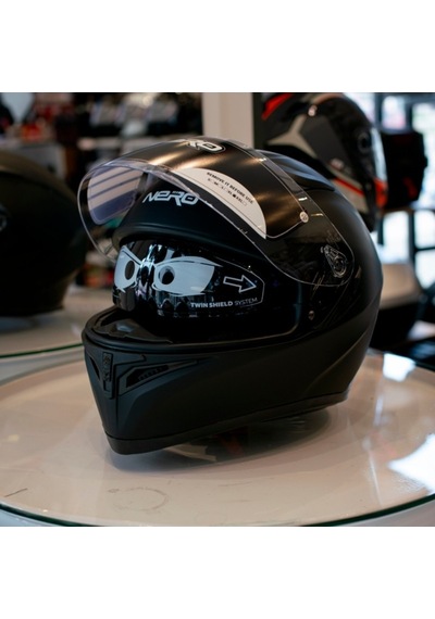 Nero 316 Full Face Motosiklet Kaskı Mat Siyah Renkli