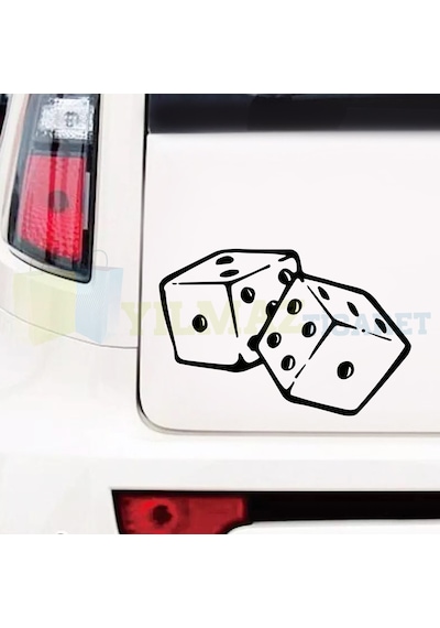 Zar Araba Oto Sticker Bagaj Tampon Araç Etiket Yapıştırma