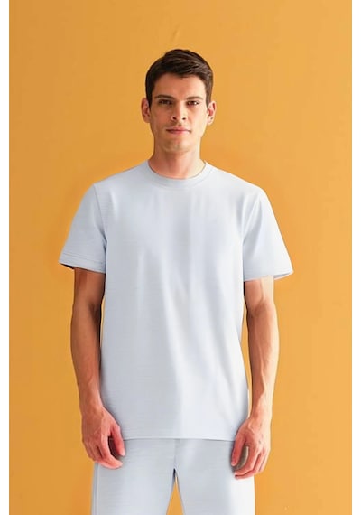Tarzsokak Erkek Oversize Comfort Kısa Kollu Beyaz