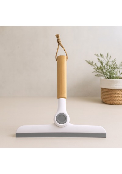 Oynar Başlı Cam Silme Aparatı Ahşap Sap 16.5 Cm Uç 24 Cm - 144'lü Çok Renkli