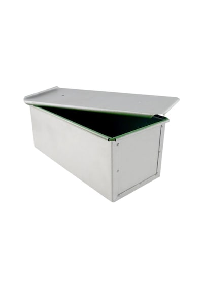 Büfe Tipi Tost Ekmek Tavası 10 10 30 Cm Gümüş