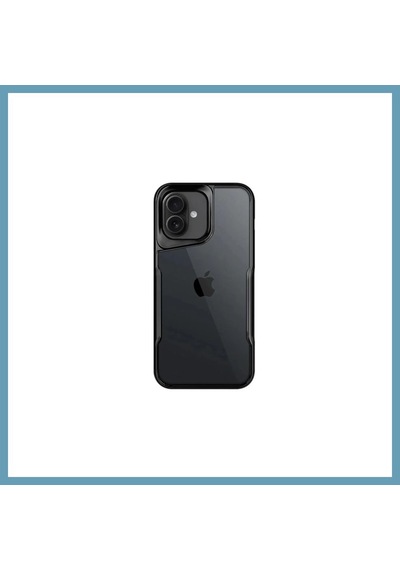 Bezos İphone 16 Plus Uyumlu Kılıf Boyi Silikon Kapak - Siyah Mbt06