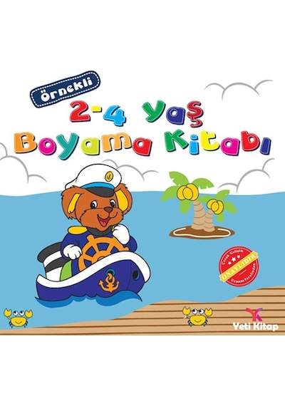 Boyama Kitabı 2-4 Yaş - Yqbx-637433