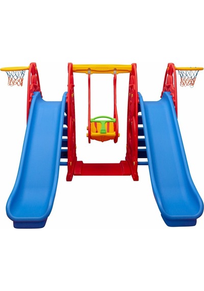 Sevimli Teddy Kaydıraklı Salıncak Set C Çoklu Renk