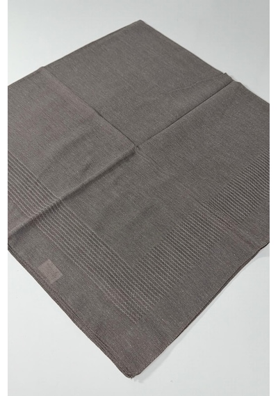 Miray Pano Pamuk Eşarp - 95 X 95 - 0620 Koyu Vizon