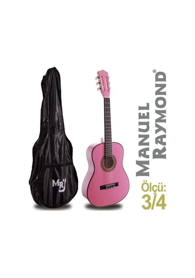Klasik Gitar Junior Manuel Raymond Mrc87pnk Kılıf Hediye