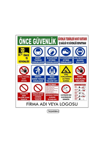 1X1 Mt Galvaniz Inşaat Ve Iş Yeri Panoları