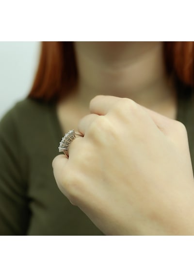 Lova F Renk 0,40 Karat Pırlanta Beştaş Yüzük - 1070065