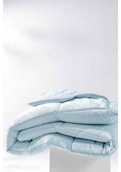 Yataş Bedding Macaron Tek Kişilik Wellsoft Yorgan - Mavi
