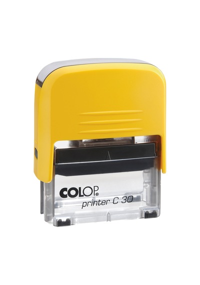Colop Prınter C30 Sarı Kasa Siyah Keçe - 18 x 47 MM