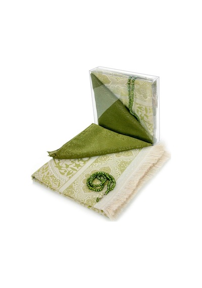 Ramazana Özel Set 9 - Seccade - Örtü - Tesbih - Kutulu