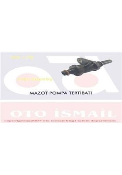 Vitesse 178 Mazot Pompa Tertibatı 7701206906