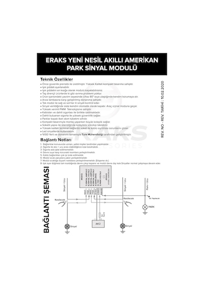 Çarşıhan Ayarlı Amerikan Park Modulu Eraks Yeni Nesil