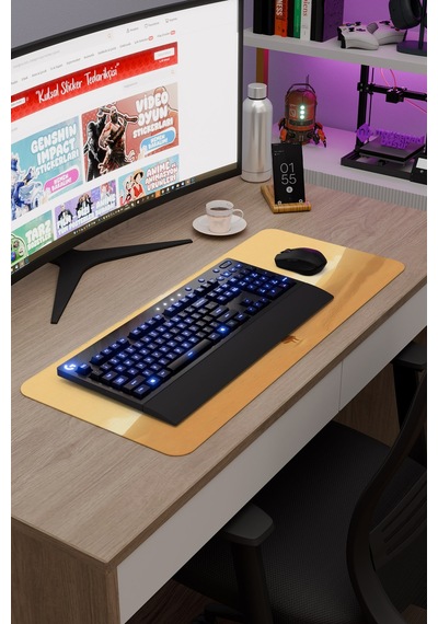 Journey Kaymaz Dikişli Kauçuk Oyuncu Mousepad V2 - 70x30 Xl Gaming Mouse Pad Fare Altlığı
