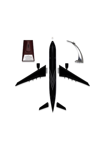 Zekupp - Maket Uçak - Airbus A330-300 1/200 - SİYAH ÖZEL TASARIM Model Uçak