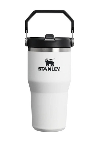 Stanley The Iceflow Flip Straw 2.0 Tumbler 0.59l / 20oz Chalk Termos-32962 Beyaz