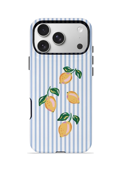 Apple iPhone Uyumlu 17 Pro Vorian Çift Katmanlı Magsafe Kılıf Mini Lemon Riviera
