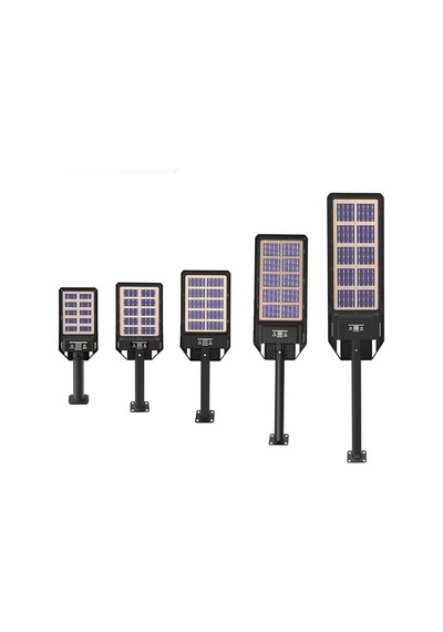 300w Çift Yüzey Şarjlı Güneş Enerjili Ultra İnce Led Sokak Lambası/ Su Geçirmez, Sensörlü, Kumandalı