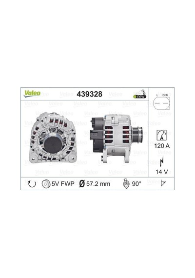 VALEO 439328 ALTERNATÖR GOLF III IV POLO PASSAT CADDY II TRANSPOR