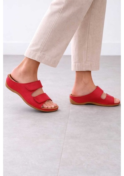 Look Life Kadın Kırmızı Jelly Cool Halluks Valgus Ortopedik Terlik - Anneler Günü Hediyesi Look Life Kadın Kırmızı Jelly Cool Halluks Valgus Ortopedik Terlik - Anneler Günü Hediyesi