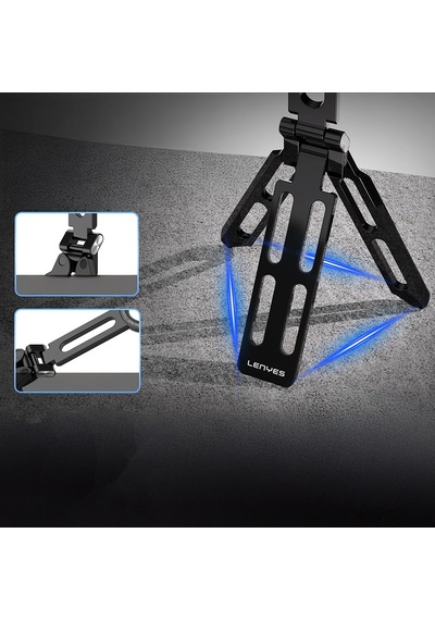 Lenyes Cr208 Ayarlanabilir Ayaklı Magnetik Telefon Standı Siyah
